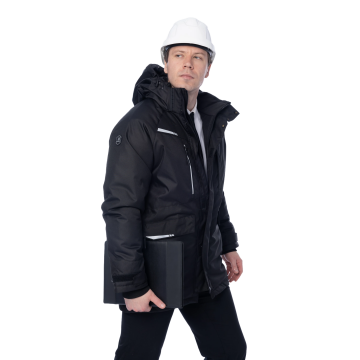  Парка мужская зимняя Brodeks KW 215, черный