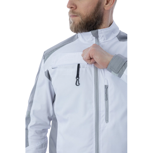 Куртка мужская летняя Brodeks KS 202, белый 