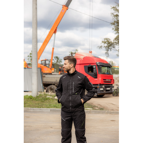 Куртка мужская летняя Brodeks KS 209, черный 