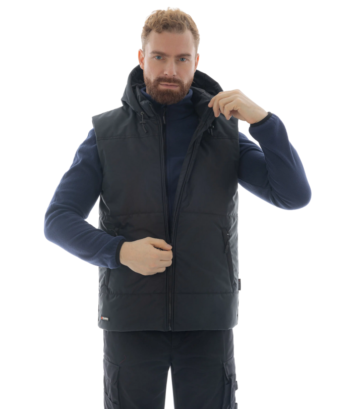 Жилет зимний Brodeks KW 112, черный
