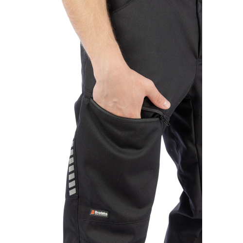  Брюки мужские летние Brodeks KS 334, черный 