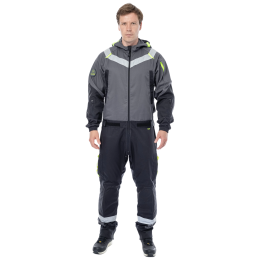 Летний комбинезон Brodeks KS 503, серый/черный