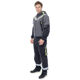 Летний комбинезон Brodeks KS 503, серый/черный