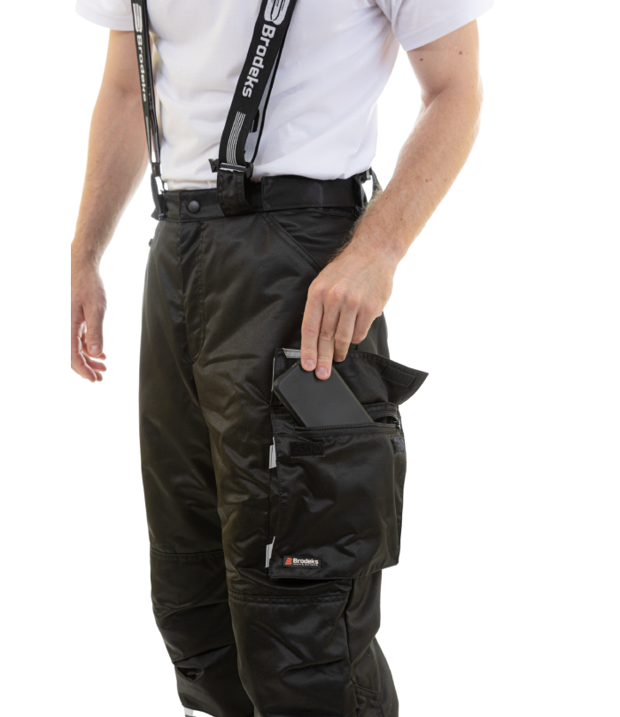 Зимние брюки Brodeks KW 304, черный