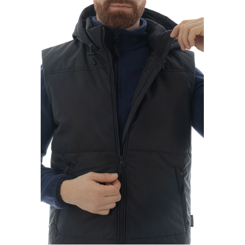 Утепленный жилет Brodeks KW 112, черный