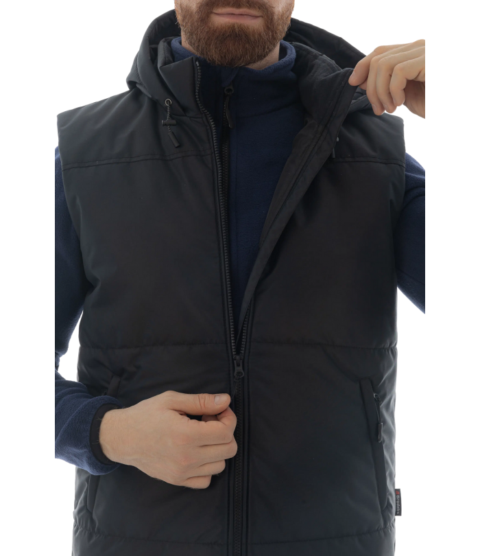 Жилет зимний Brodeks KW 112, черный