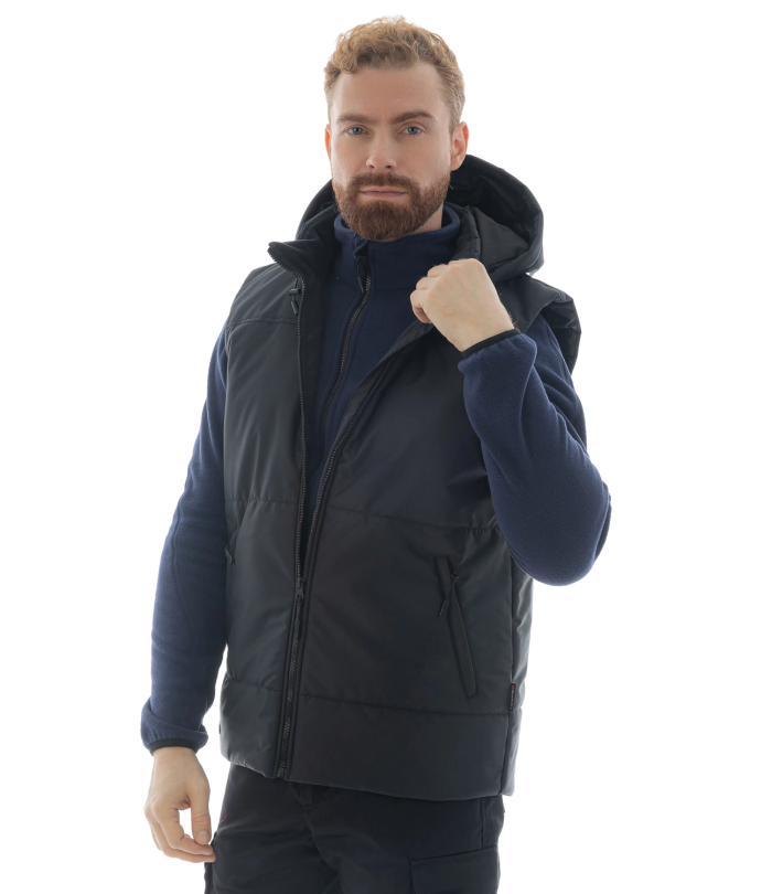 Жилет зимний Brodeks KW 112, черный