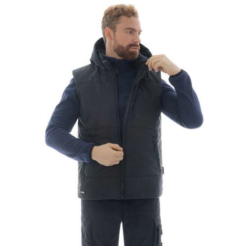 Утепленный жилет Brodeks KW 112, черный