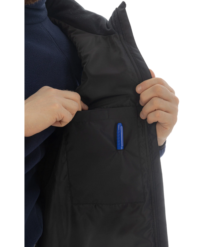 Жилет зимний Brodeks KW 112, черный