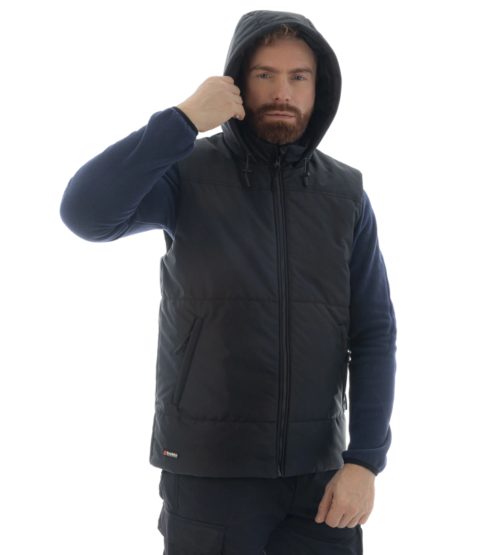 Жилет зимний Brodeks KW 112, черный