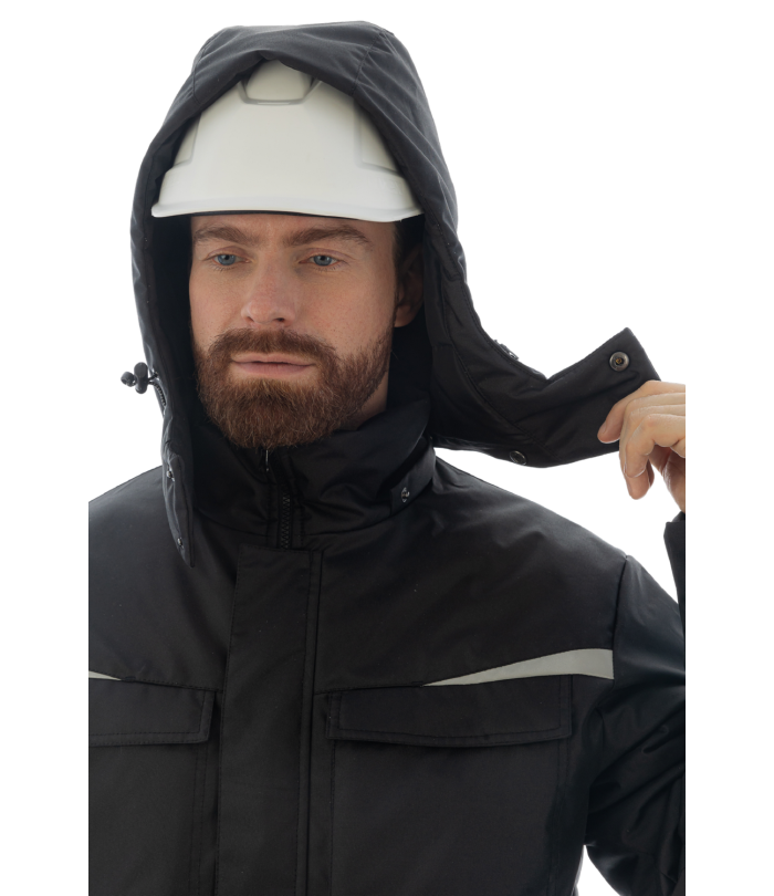Зимний рабочий костюм Brodeks KW603, черный