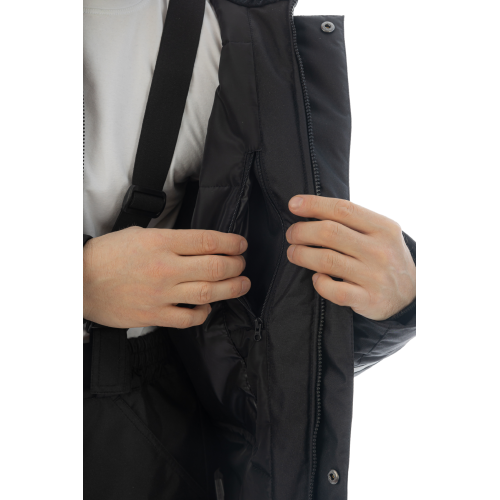 Зимний рабочий костюм Brodeks KW603, черный 