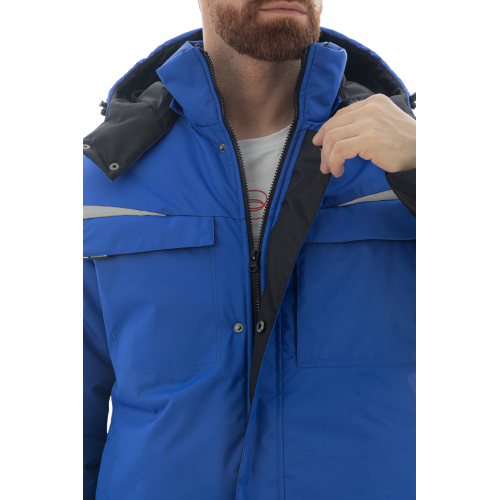 Зимний рабочий костюм Brodeks KW603, синий/черный 