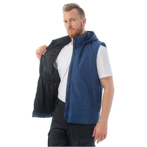 Утепленный жилет Brodeks KW 112, синий