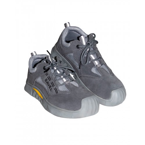 Полуботинки СИРИУС УНИВЕРСАЛ НИТРО, замша (серые), ПКП, Нитрил