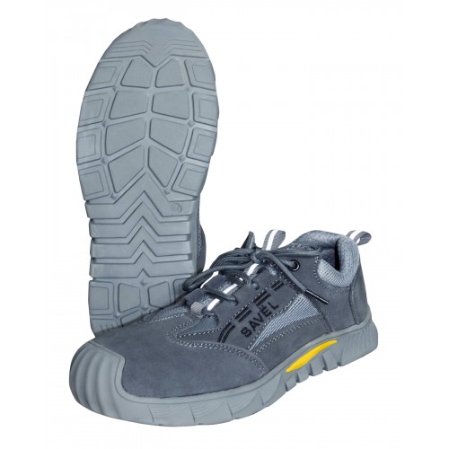 Полуботинки СИРИУС УНИВЕРСАЛ НИТРО, замша (серые), ПКП, Нитрил