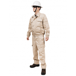 Костюм  "Атлас" с брюками. (Песочный)