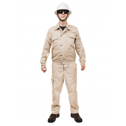 Костюм  "Атлас" с брюками. (Песочный)