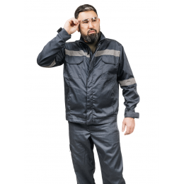 Костюм  "Форт" с брюками. (Темно серый)