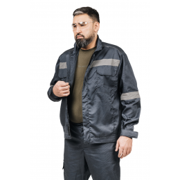 Костюм  "Форт" с брюками. (Темно серый)