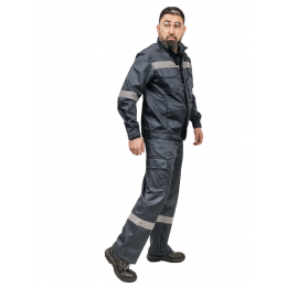 Костюм  "Форт" с брюками. (Темно серый)