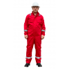 Летний огнеупорный антистатический комбинезон KS003-FR21RED