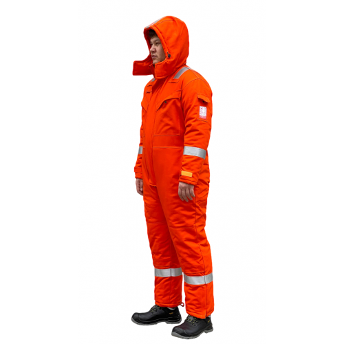 Зимний огнеупорный антистатический комбинезон KS0017-FR21RED