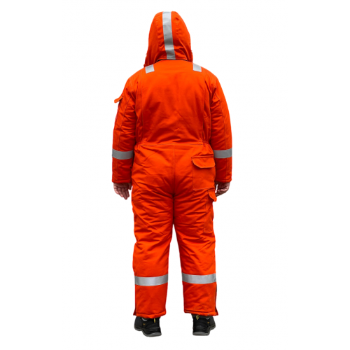 Зимний огнеупорный антистатический комбинезон KS0017-FR21RED