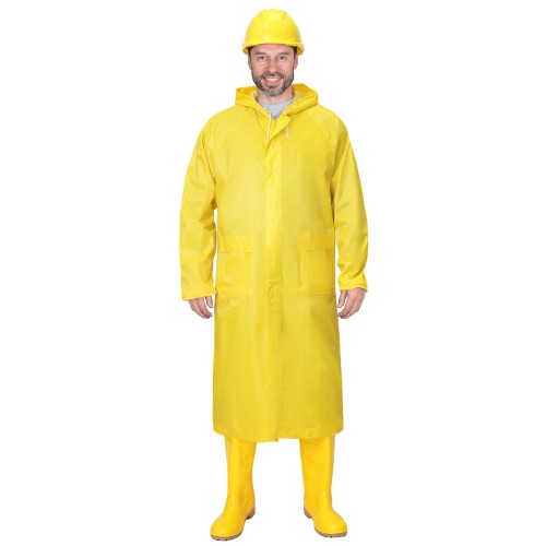 Плащ влагозащитный SIRIUS Стандарт (210 гр/м2) желтый (ЧЗ)